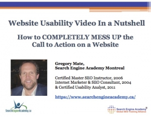 Website Usability Video - Call to Action - Slide 1